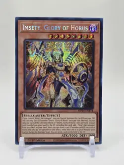 Yugioh! Imsety, Glory of Horus MP24-EN114 Prismatic Secret Rare 1st Edition NM - Image 1