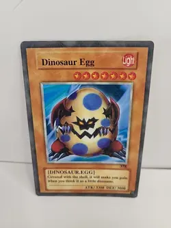 Yu-Gi-Oh! TCG Fake Card Poorly Translated Funny Holo - Ryu-Ran "Dinosaur Egg" - Image 1