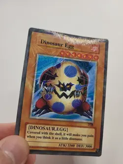 Yu-Gi-Oh! TCG Fake Card Poorly Translated Funny Holo - Ryu-Ran "Dinosaur Egg" - Image 3
