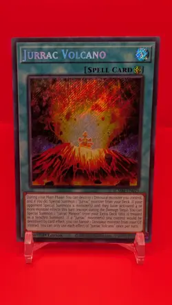 Jurrac Volcano BLMM-EN019 Battles of Legend Monster Mayhem 1st Edition Yu-Gi-Oh! - Image 1