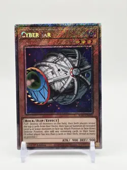 Yugioh Cyber Jar RA03-EN095 Platinum Secret Rare LP - Image 1