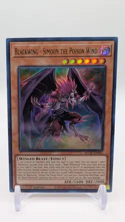 1st ed Blackwing - Simoon the Poison Wind ultra rare BLCR-EN062 Yugioh - Image 1