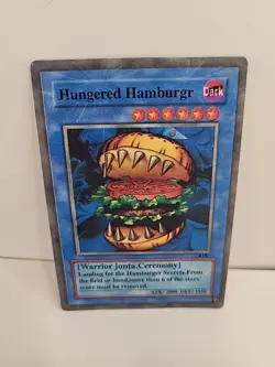 Yu-Gi-Oh! TCG Fake Card Poorly Translated Funny Holo - Hungry Burger - Image 1