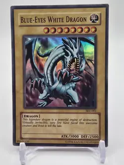 Yu-Gi-Oh TCG Blue-Eyes White Dragon SKE-001 Super Rare Unlimited - Image 1