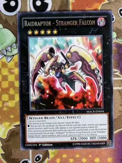 Yugioh Raidraptor - Stranger Falcon MACR-EN044 Single - Image 1