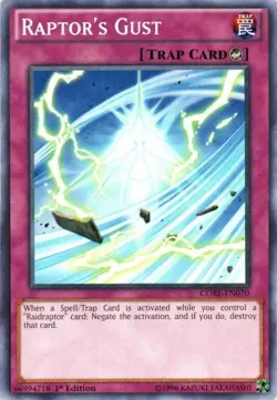 Raptor's Gust - CORE-EN070 - Common - 1st Edition - Lightly Played - Image 1
