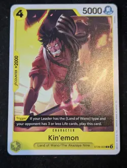 Kin'emon Playset - ST28-003 x4 - Starter Deck 28 - One Piece TCG - English - Image 1