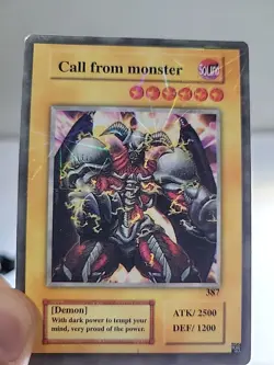 Yu-Gi-Oh! TCG Fake Card Poorly Translated Funny Holo - Summoned Skull - Image 2
