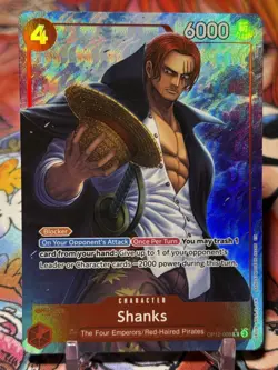 SHANKS - One Piece TCG OP12-008 - AA Alt Art Rare R - Legacy of the Master - Image 1