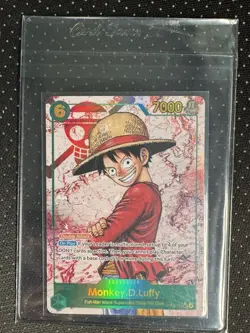 Monkey D. Luffy OP13-118 SEC Alt Art One Piece Carrying On His Will English Foil - Image 3