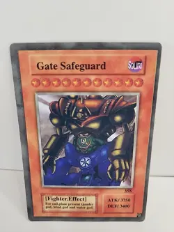 Yu-Gi-Oh! TCG Fake Card Poorly Translated Funny Holo - Gate Guardian "Safeguard" - Image 1