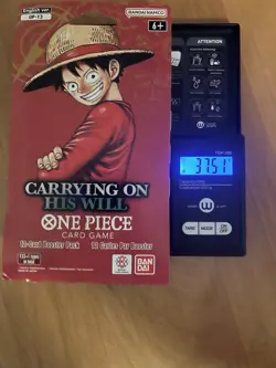 One Piece OP-13 CARRYING ON HIS WILL Sleeved Booster Pack - Heavy - 37.51g 🔥🔥 - Image 1