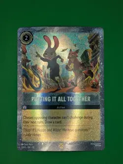 Putting It All Together 27/P3 Disney Lorcana Promo Cards ALTERNATE ART FOIL! - Image 1
