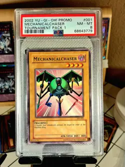Mechanicalchaser TP1-001 Tournament Pack 1 Unlimited PSA 8 NM/Mint Yu-Gi-Oh! - Image 1