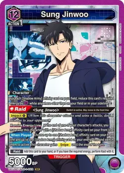 SUNG JINWOO SR UE17BT/SLG-1-022 UNION ARENA SOLO LEVELING NM - Image 1