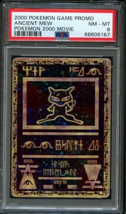 Pokemon | Ancient Mew | PSA 8 Near Mint | Movie 2000 Promo Graded Card - Image 1