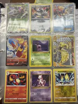 261 Pokemon Card Lot Binder Collection-includes Several Rare,vintage,holos,etc. - Image 1