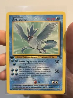 Articuno First Edition Non-Holo Card 17/62 Fossil Regular- Pokemon TCG- NM/LP+🧊 - Image 1