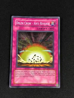 YUGIOH DELTA CROW ANTI REVERSE RGBT-EN068 SUPER PLAY/EDGEWARE - Image 1
