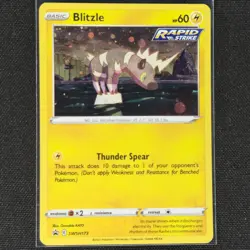 Blitzle - SWSH173 - Cosmos Holo - Black Star Promo - Pokemon Card - LP - Image 1