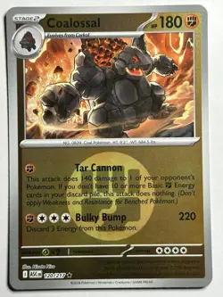 Coalossal (Energy Symbol Pattern) ME: Ascended Heroes 120/217 NM Pokemon card - Image 1