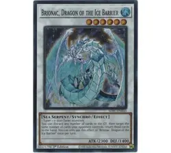 Yugioh Brionac Dragon of the Ice Barrier (Super Rare) (1st Edition) SDFC-EN043 P - Image 1