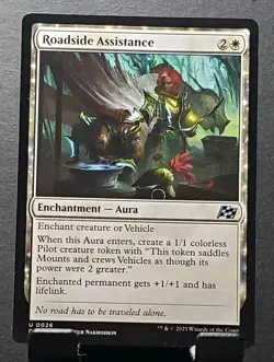 MTG #0026 ROADSIDE ASSISTANCE Uncommon Aetherdrift card⚔NM/MT - Image 1