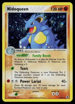 Pokemon Card - Nidoqueen FireRed & LeafGreen 9/112 Holo Rare - Image 1