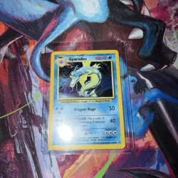 Pokemon Gyarados TCG Base Set Holo Card 6/102 Unlimited Rare, LP Condition - Image 1