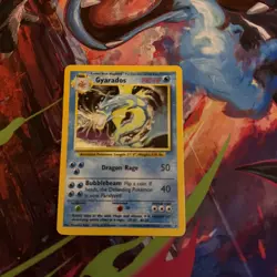 Pokemon Gyarados TCG Base Set Holo Card 6/102 Unlimited Rare, LP Condition - Image 2