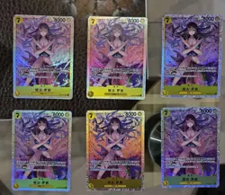 Nico Robin EB03-055 SR Foil Chinese One Piece TCG Card Lot*6 EM68 - Image 1