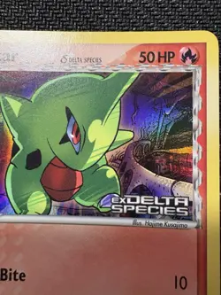 Pokemon Larvitar EX Delta Species 73/113 Reverse Holo Stamped LP+ Excellent Card - Image 3