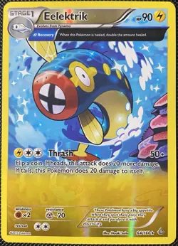 Eelektrik (Alpha) 64/160 XY - Primal Clash Reverse Holo - Pokemon Card - Image 1