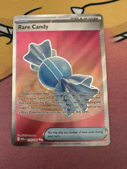 Pokemon TCG Mega Evolution Trainer Holo Card 175/132 Rare Candy - Image 1