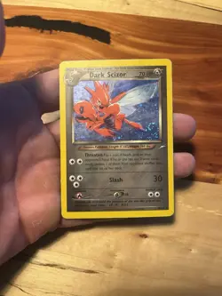 Pokemon Dark Scizor Neo Destiny 9/105 Holo Rare 70 HP Card English 2000 - Image 1