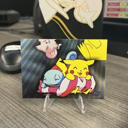 2000 Topps Pokemon TV P05 Puzzle Card Silver Foil Animation Series 3 Blue Label - Image 1