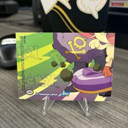 2000 Topps Pokemon TV P05 Puzzle Card Silver Foil Animation Series 3 Blue Label - Image 2