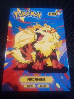 Pokemon 2024 Card Tops Pokedex Database Set Arcanine 059 Peru US Seller - Image 1