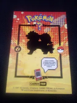 Pokemon 2024 Card Tops Pokedex Database Set Arcanine 059 Peru US Seller - Image 2