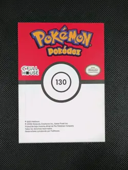 2025 Full House Gyarados Silver Foil 130 Pokemon Card Collectible Card Peru - Image 2
