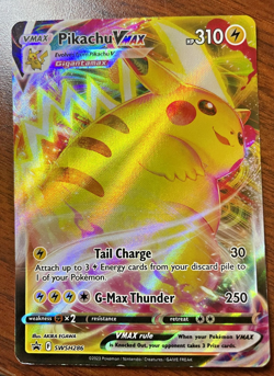 Pokemon card - Pikachu VMax SWSH286 Black Star Promo - MP - Image 2