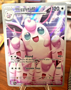 Pokemon card- Wigglytuff 105/094 - Phantasmal Flames- Illustration Rare- Holo - Image 1