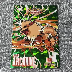 Arcanine Green Foil Pokemon 2024 Card Database Attacks Kanto Peru Us Seller - Image 1