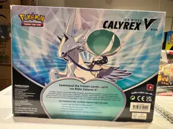 Pokemon Ice Rider Calyrex V Box Sealed Promo Jumbo Card Chilling Reign TCG MINT - Image 2