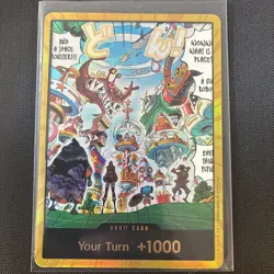 Egghead OP14 Gold Don!! Manga Azure Sea's Seven One Piece Card English MINT - Image 1