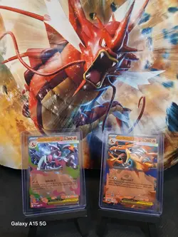 Mega Charizard X & Y EX 029 & 031 Promo Pokemon Cards - Image 1