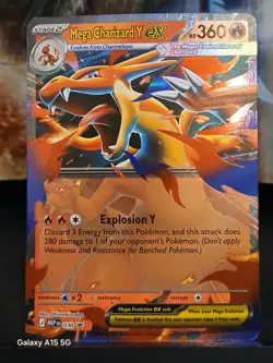 Mega Charizard X & Y EX 029 & 031 Promo Pokemon Cards - Image 4