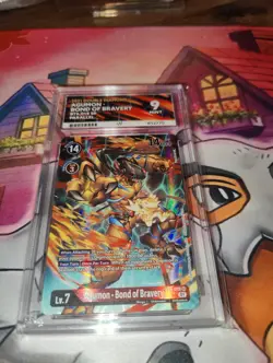 Agumon Bond Of Bravery BT6-018 SR Alt Art ACE Graded 10 Digimon Card English - Image 1