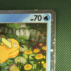 TRIPLE WHOLE SWIRLS 🌀💫 Psyduck 007 Mega Cosmos Holo Promo Pokemon Card - Image 5