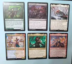 Lot of (6) Magic The Gathering Cards , Mythic, Rare, Special Land MTG See Photos - Image 1
